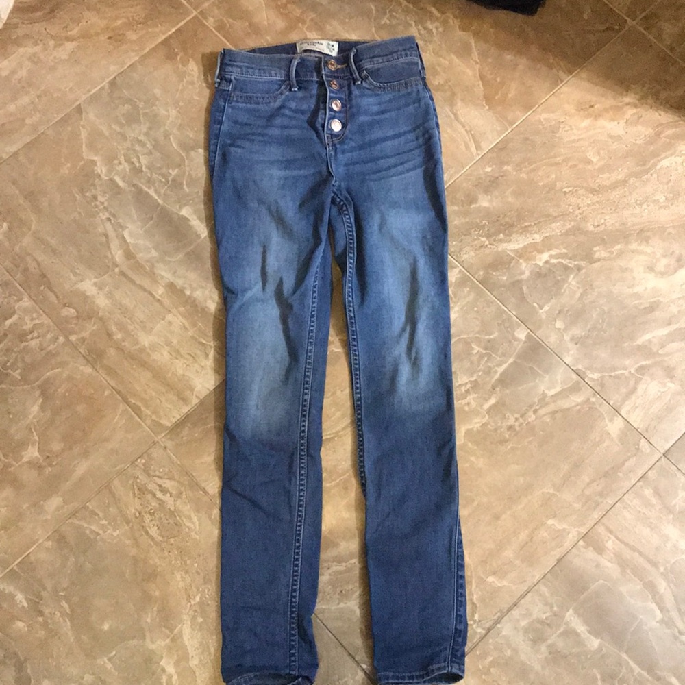 Abercrombie kids blue jeggings